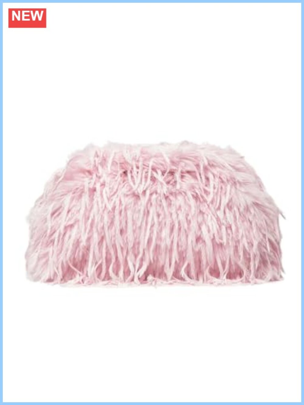 Fuzzy Faux Fur Clutch Purse Y2k Furry Plush Evening Bag Soft Polyester Kiss Lock